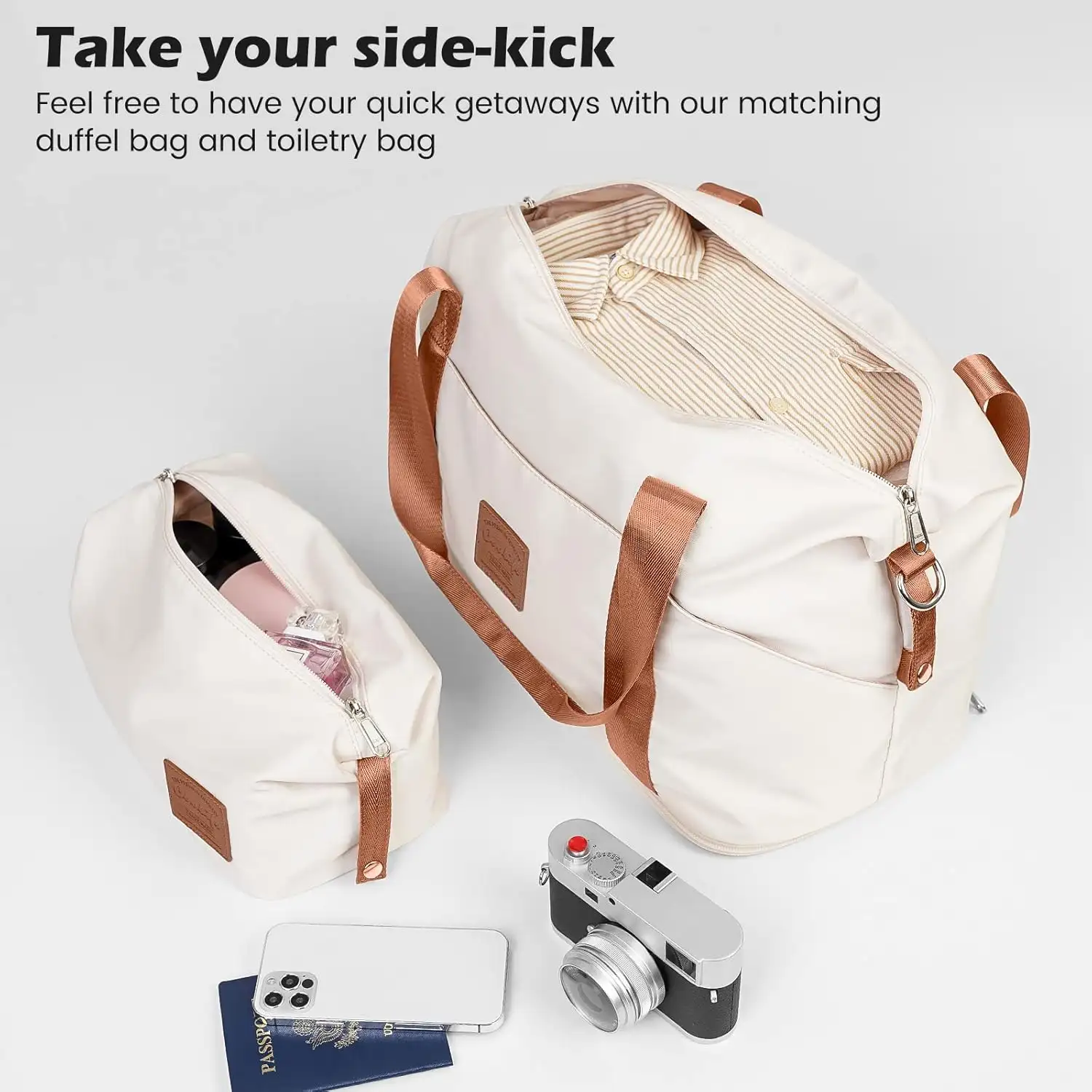 Coolife Suitcase Set 3 Piece Carry On Hardside Luggage with TSA Lock Spinner Wheels (White, S(20in)) - 713Z9wZ3ORL._AC_SL1500_